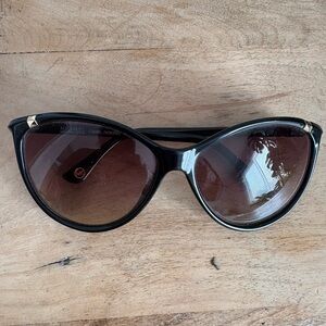 Michael Kors Black Frame Sunglasses with Brown Lenses